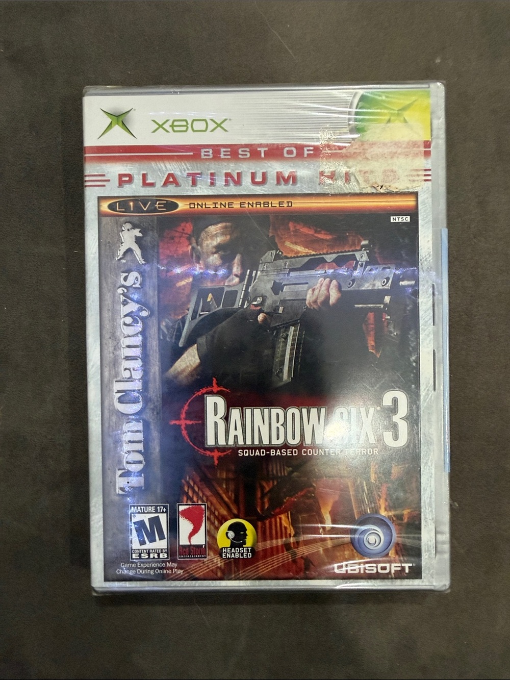 Ubisoft Rainbow Six 3 (Platinum) - Black Xbox Game